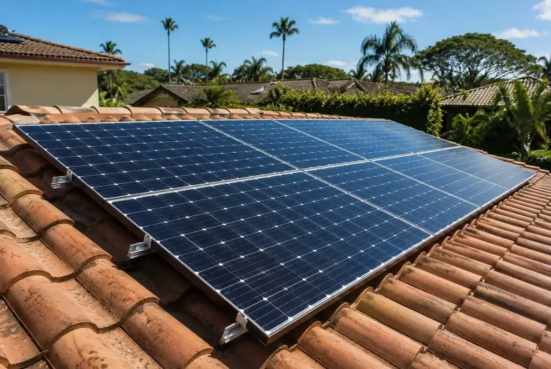 Installation de panneaux solaires à la Bruffière